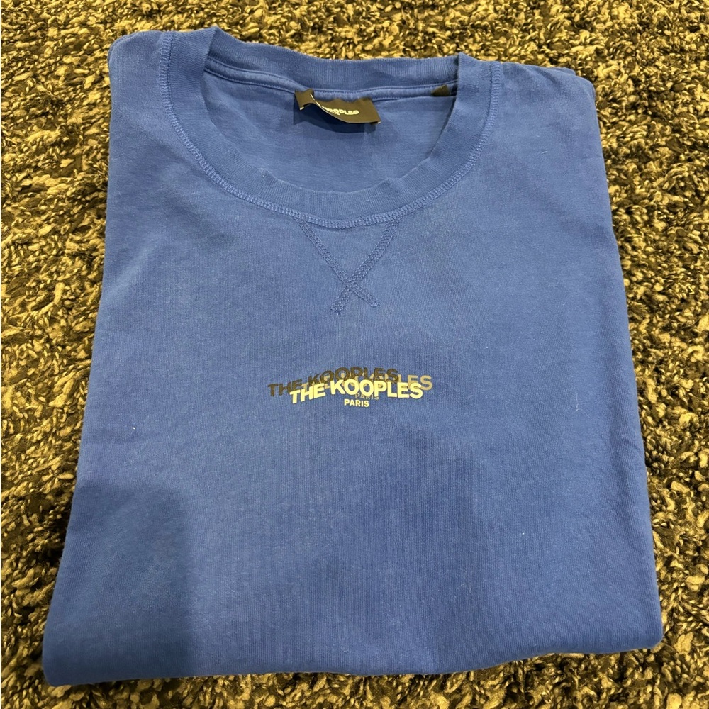 Never worn The Kooples blue t shirts size large